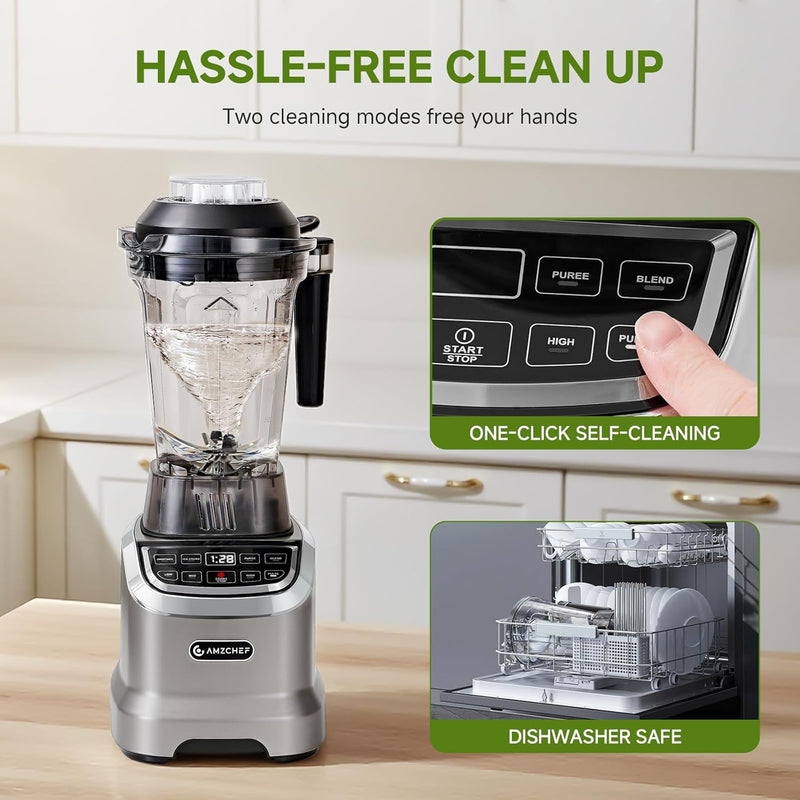 Blender Smoothie Maker with Two Ways 1800W Blenders