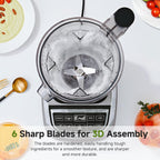 Blender Smoothie Maker with Two Ways 1800W Blenders