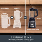 Blendforce Cook Soup Maker and Blender 1.5L 1000W