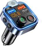 Bluetooth Fm Transmitter Wireless 5.0 Radio Adapter Car