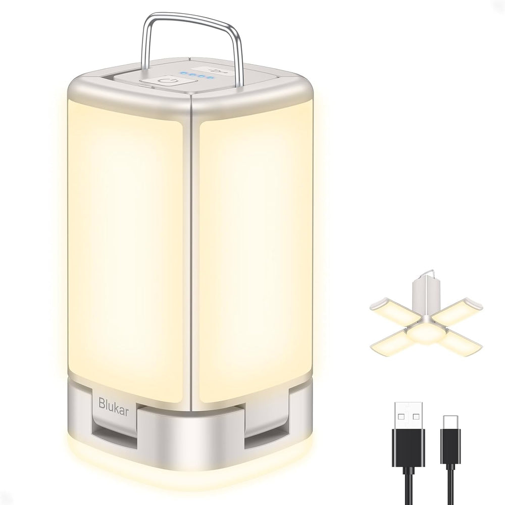 Blukar Camping Lantern Rechargeable 2000L Lights Lamp
