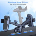 Blukar Car Phone Holder Adjustable Mount Rotation