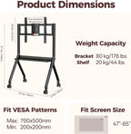 Board Stand for 47"-65" Interactive Whiteboard
