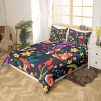 Bohemian Duvet Cover Set Boho Exotic Bedding King
