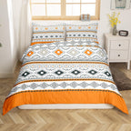 Bohemian Duvet Cover Set Boho Exotic Bedding King