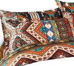 Bohemian Duvet Cover Set Boho Exotic Bedding King