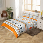 Bohemian Duvet Cover Set Boho Exotic Bedding King