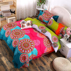 Bohemian Duvet Cover Set Boho Exotic Bedding King
