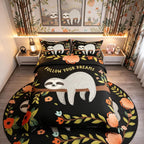 Bohemian Duvet Cover Set Boho Exotic Bedding King