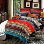 Bohemian Duvet Cover Set Boho Exotic Bedding King