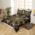 Bohemian Duvet Cover Set Boho Exotic Bedding King
