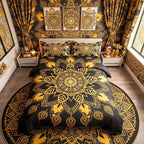 Bohemian Duvet Cover Set Boho Exotic Bedding King