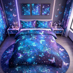 Bohemian Duvet Cover Set Boho Exotic Bedding King