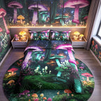 Bohemian Duvet Cover Set Boho Exotic Bedding King