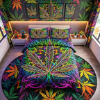 Bohemian Duvet Cover Set Boho Exotic Bedding King