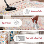 Bohemian Hand Braided Area Rug