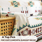 Bohemian Large Sofa Throw Blanket-Extra Throws for Settees