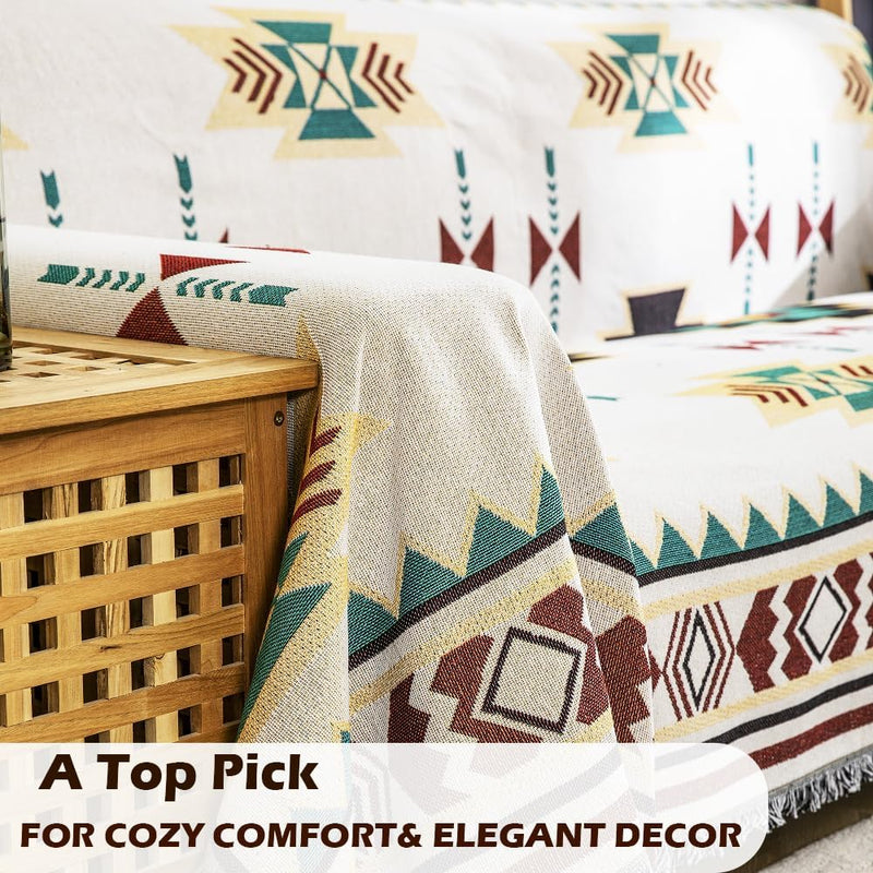 Bohemian Large Sofa Throw Blanket-Extra Throws for Settees