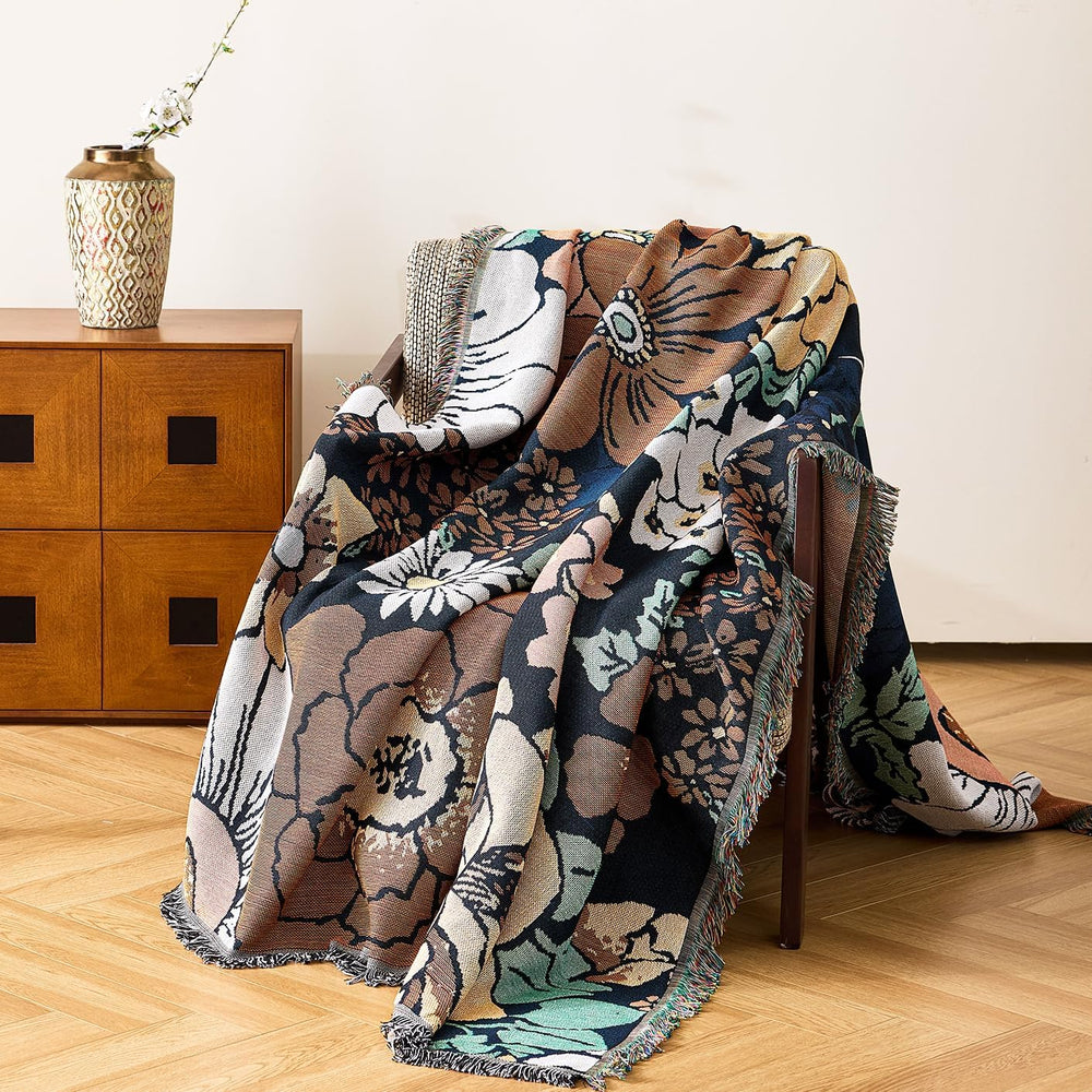 Bohemian Large Sofa Throw Blanket-Extra Throws for Settees