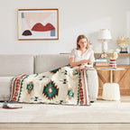 Bohemian Large Sofa Throw Blanket-Extra Throws for Settees