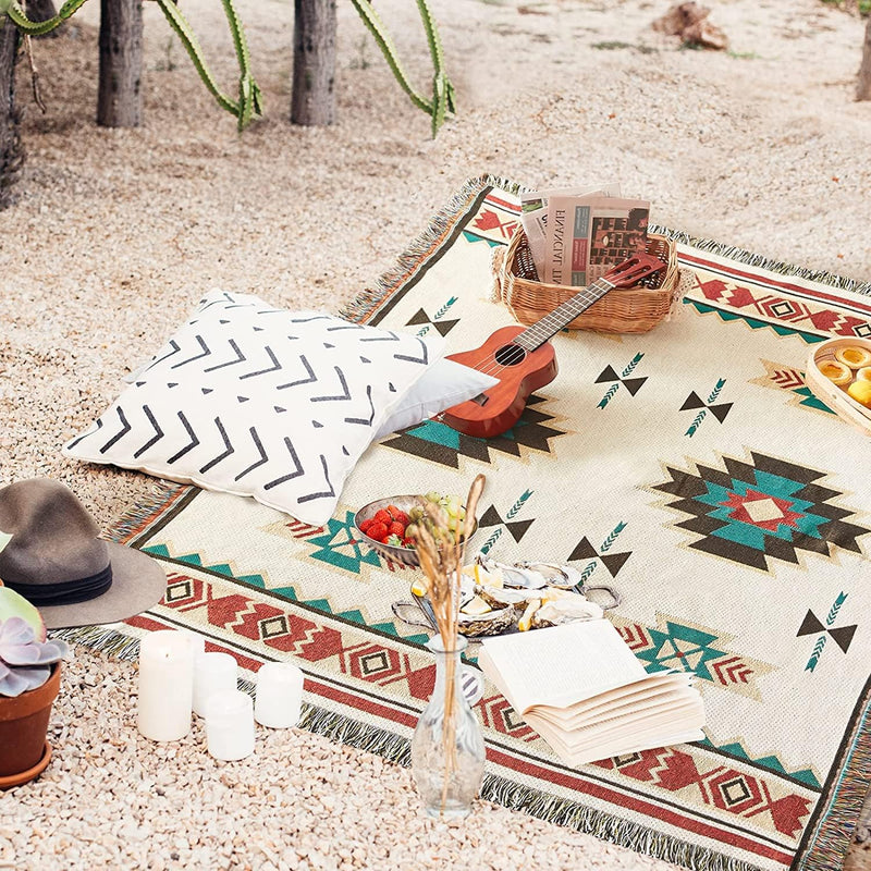 Bohemian Large Sofa Throw Blanket-Extra Throws for Settees