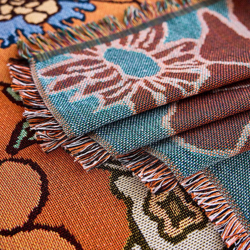 Bohemian Large Sofa Throw Blanket-Extra Throws for Settees