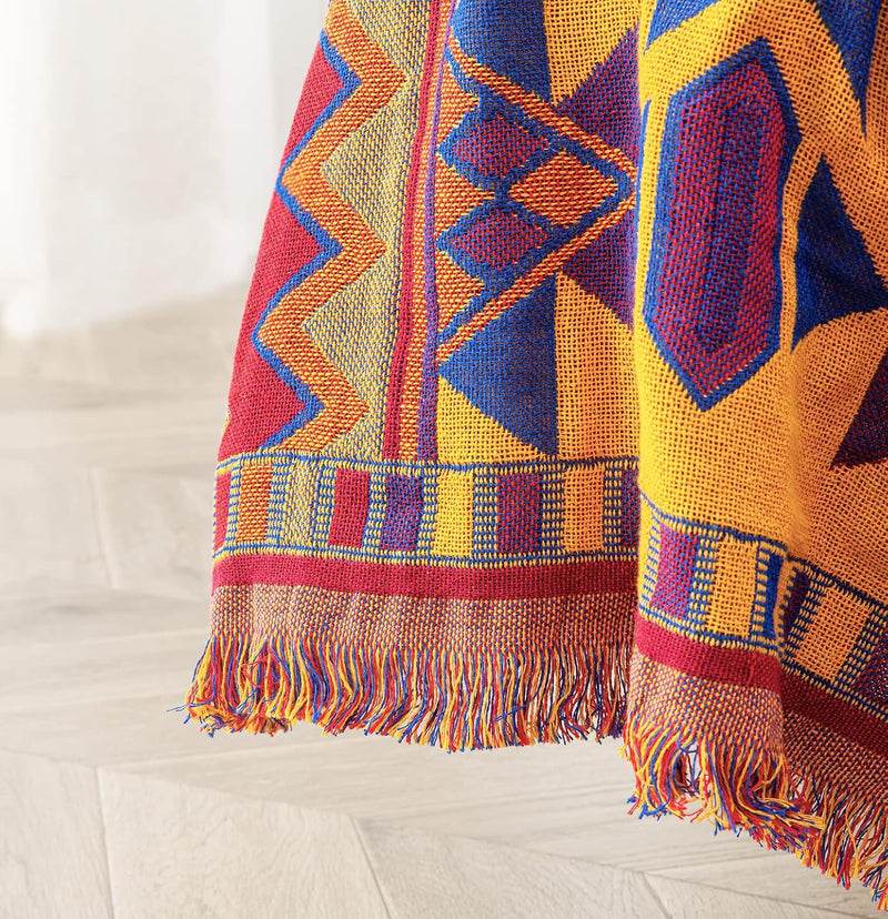 Bohemian Large Sofa Throw Blanket-Extra Throws for Settees
