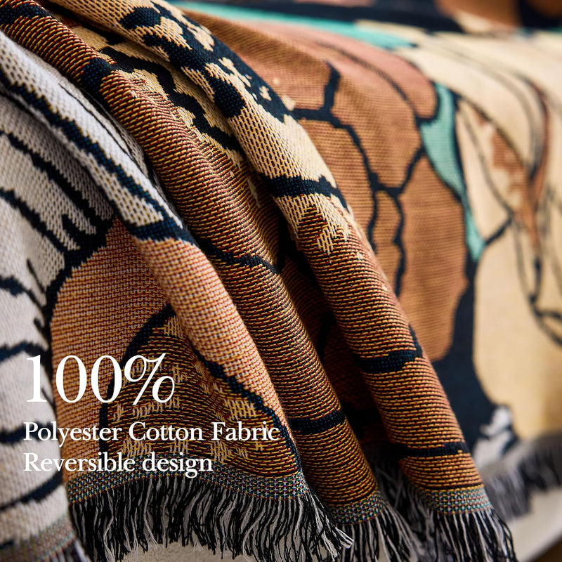 Bohemian Large Sofa Throw Blanket-Extra Throws for Settees