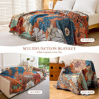 Bohemian Large Sofa Throw Blanket-Extra Throws for Settees