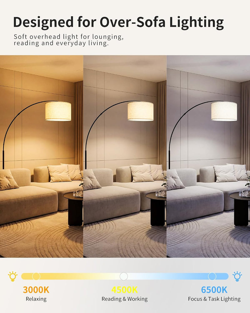 Modern Arc Floor Lamp for Living Room