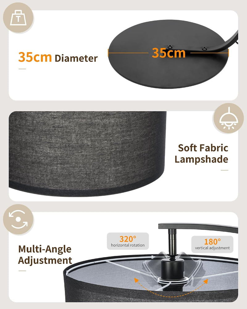 Modern Arc Floor Lamp for Living Room