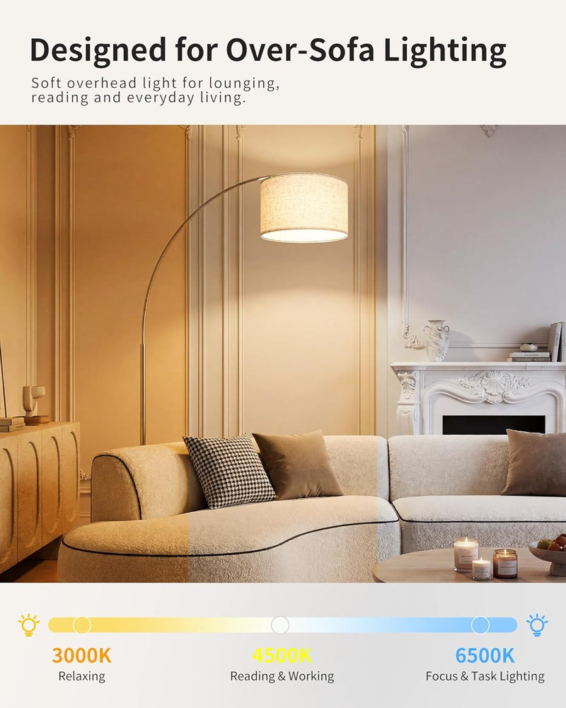 Modern Arc Floor Lamp for Living Room