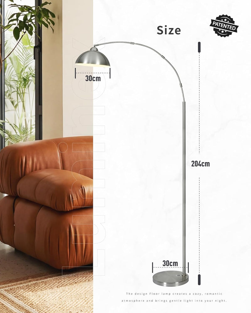 Modern Arc Floor Lamp for Living Room