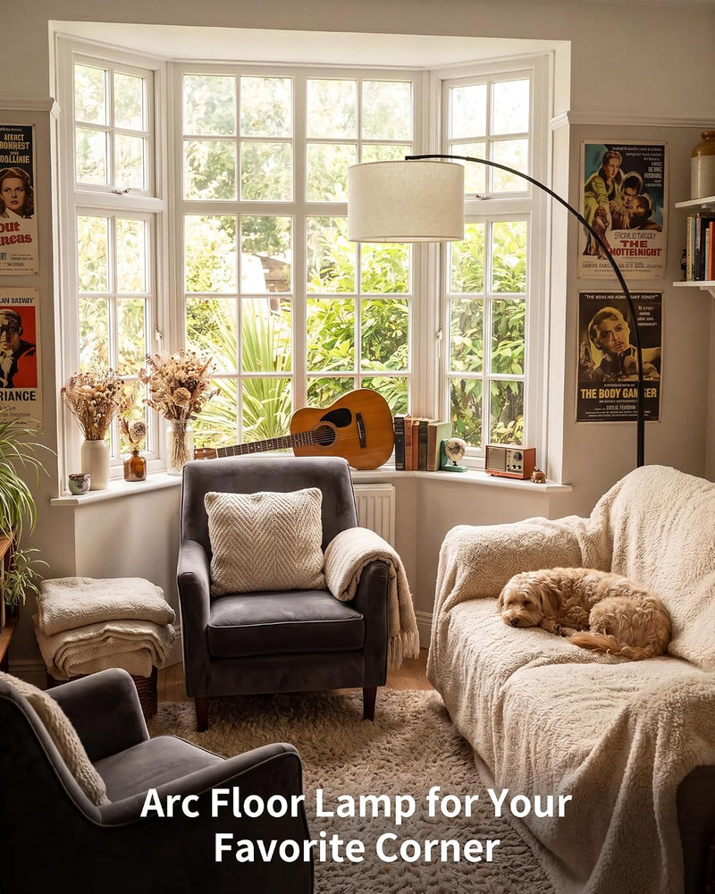 Modern Arc Floor Lamp for Living Room