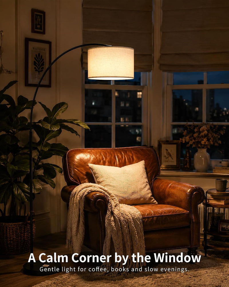 Modern Arc Floor Lamp for Living Room