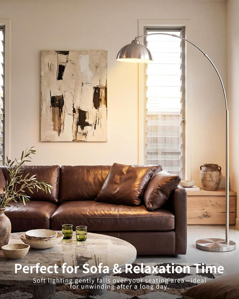 Modern Arc Floor Lamp for Living Room