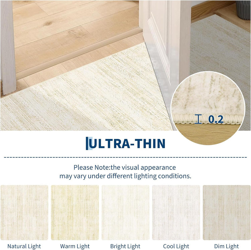 Abstract Area Rug Washable for Living Room 160