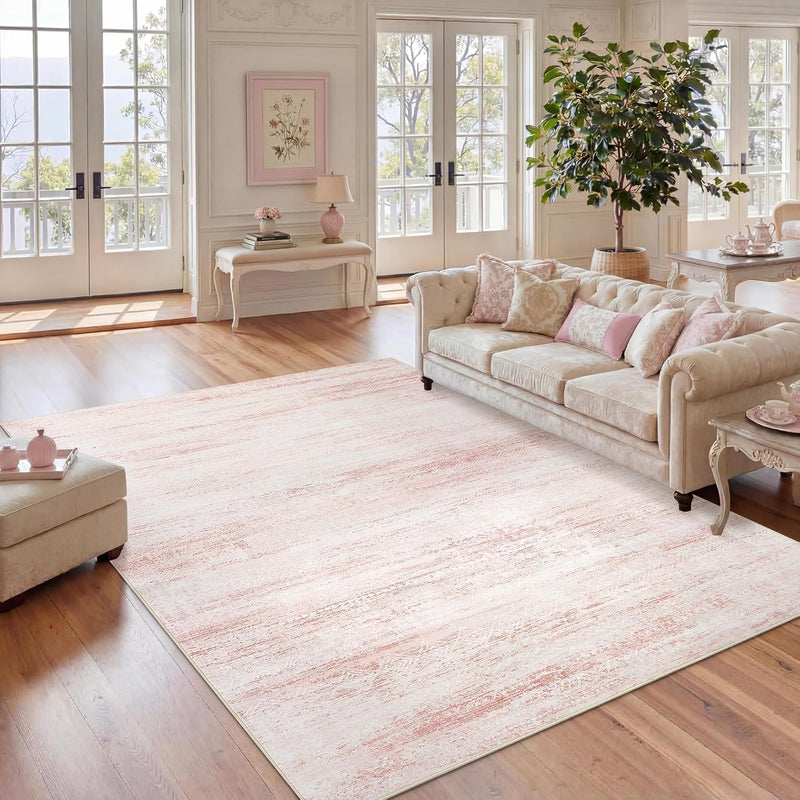 Abstract Area Rug Washable for Living Room 160