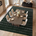 Abstract Area Rug Washable for Living Room 160