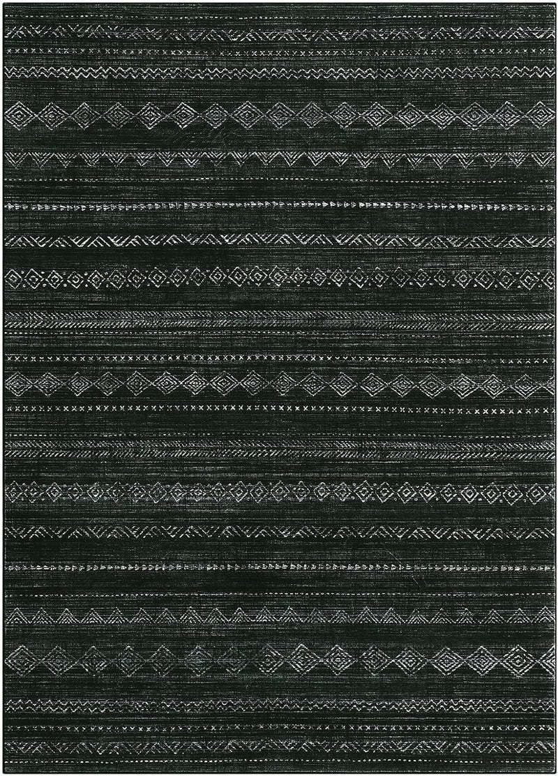 Abstract Area Rug Washable for Living Room 160