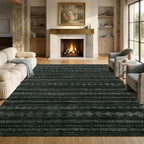 Abstract Area Rug Washable for Living Room 160
