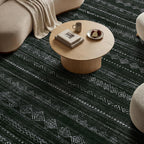 Abstract Area Rug Washable for Living Room 160