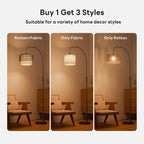 Boho Rattan Arc Floor Lamp 180CM RGB