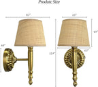 Boho Rechargeable Wall Lights 5200mah Battery Powered Lamp (Set of 2)