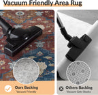 Boho Rugs Living Room Vintage Washable