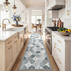 Boho Rugs Living Room Vintage Washable