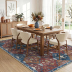 Boho Rugs Living Room Vintage Washable