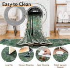 Boho Rugs Living Room Vintage Washable