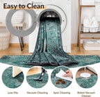 Boho Rugs Living Room Vintage Washable