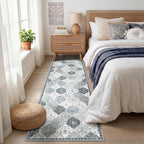Boho Rugs Living Room Vintage Washable